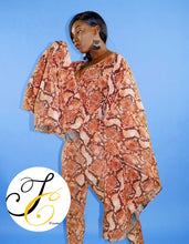 Load image into Gallery viewer, NO FEAR SNAKE PRINT JUMPSUIT!
