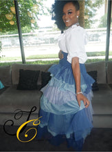 Load image into Gallery viewer, Cotton Candy Blue Tulle Skirt!
